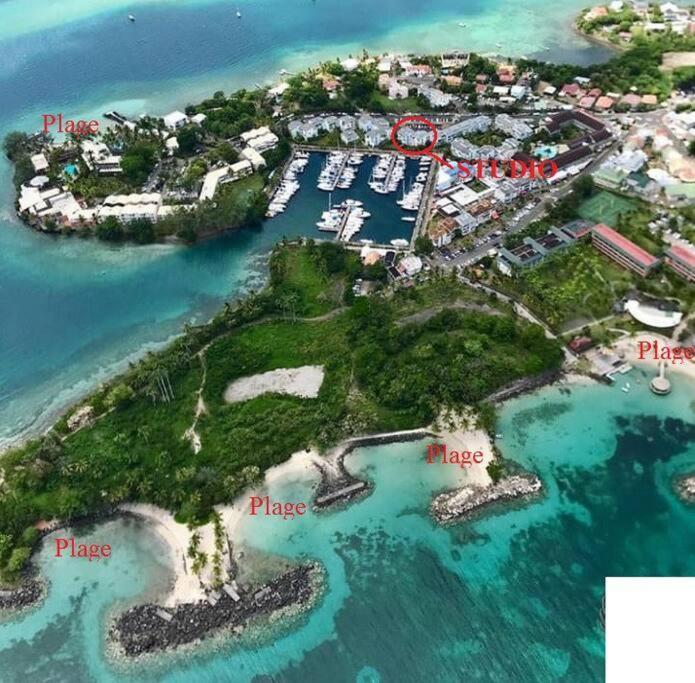 Studio Ideal Couple, A 200M De Tres Belles Plages Pointe Du Bout! Lazaret Zewnętrze zdjęcie